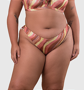 Tanga de biquini asa delta embutida plus size Carolgava Moda Praia