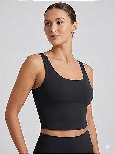 Top camiseta curta feminino
