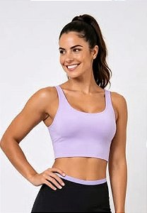 Top dupla face com bojo removivel feminino