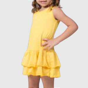 Vestido confortavel em malha - Saida de praia para bebe