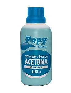 Removedor de Acetona Popy Max 100ml