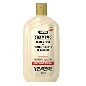 Shampoo Gota Dourada Fortalecimento Quimicamente 430ml