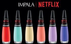 Coleção Esmalte Impala Netflix Brand 6 Cores