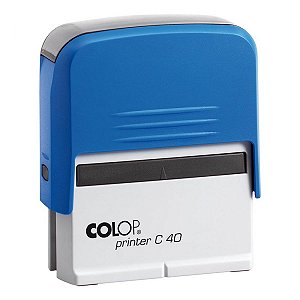 Carimbo automático print40 personalizado impressão 23x58 mm