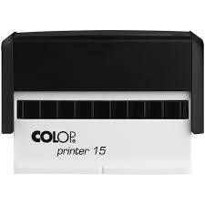 Carimbo automático personalizado marca  Colop Print15  impressão 10X70 mm