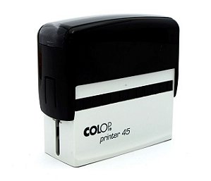 Carimbo automático personalizado marca  Colop Print45  impressão 80x25 mm