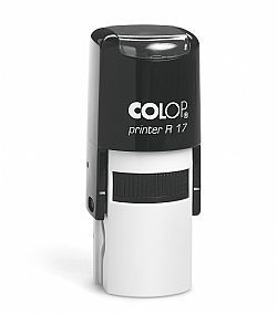 Carimbo automático redondo personalizado marca  Colop R17  impressão 17x17  mm