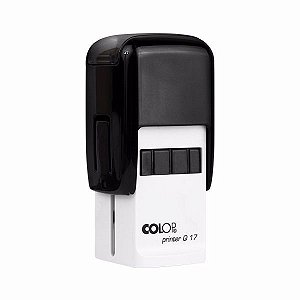 Carimbo automático personalizado quadrado marca  Colop Q17  impressão 17 X 17 mm