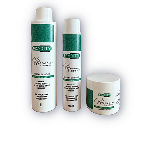 KIT ENERGIZANTE FORTALECEDOR MONOIN A RARITY (Shampoo 500ml, Máscara 500g, Ativador 1lt)                                   )