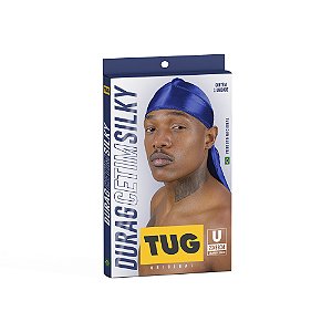 Bandana Durag Cetim Silky Azul