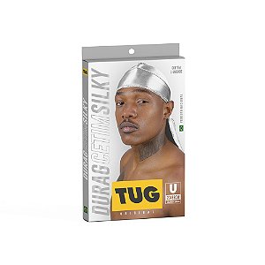 Bandana Durag Cetim Silky Prata