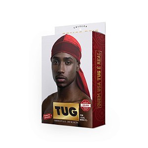 TUG - @jovembrown usa DURAG MEIO A MEIO AMARELA E BRANCA.