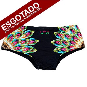 Sunga VM Tradicional Estampada Cocar Duplo