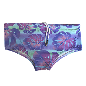 Sunga Tradicional Estampada Lotus Flower - VM Wear