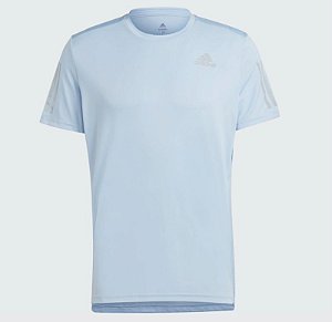 Camiseta Adidas OWN THE RUN Masculina Azul Claro