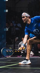 Kit Diego Elias - Raquete de Squash Dunlop Sonic Core Ultimate 132 + Set de corda Ashaway UltraNick 18 1.15mm Azul