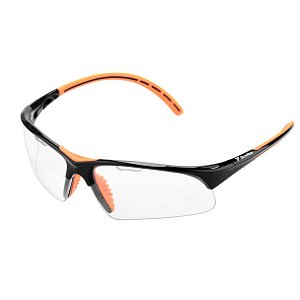 Óculos de Proteção Squash Tecnifibre Preto e Laranja