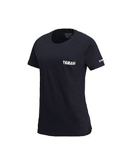 Camiseta Basic Yamaha Tee Preta Feminina (M)