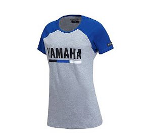 Camiseta Feminina - Essentials Stripes Cinza (P)