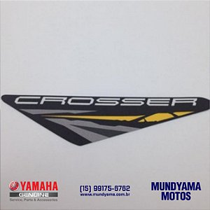 Grafico Esquerdo da Capa dos medidores Cinza XTZ Crosser (Original Yamaha)