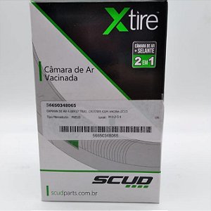 Camara de Ar (4.60x17) com Vacina Scud - XTZ 150 CROSSER (TRASEIRA)