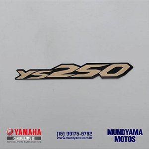 Emblema 1 (YS250) Tomada de Ar Preta SMX (27) - YS 250 FAZER (Original Yamaha)