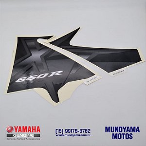 Gráfico da Tomada de Ar Esquerda Preta (YB) (27) - XT660R (2008) (Original Yamaha)