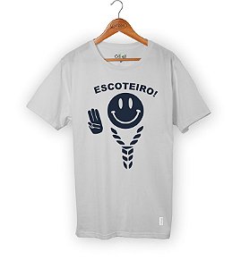 Camiseta Seja Feliz, Seja Escoteiro