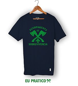 Camiseta Acampamento de Sobrevivência