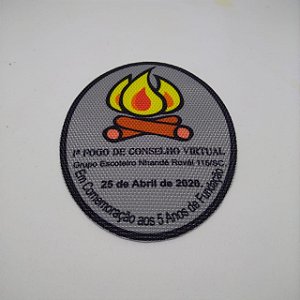 Distintivo 3D Fogo de Conselho Nhandé