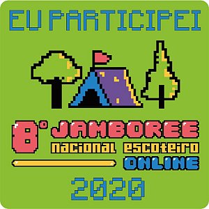 Distintivo 8º Jamboree Eu Participei 2020 (Edição Limitada)