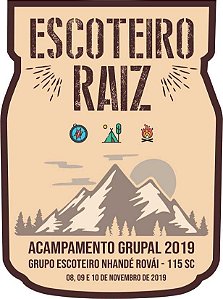 Distintivo Escoteiro Raiz Acampamento
