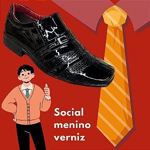 Sapato social infantil B`KARELLUS