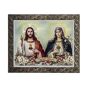Quadro do Sagrado Coração de Jesus e Maria 2