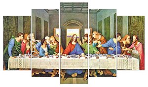 Quadro Santa Ceia Mosaico