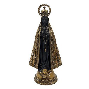 Nossa Senhora Aparecida Cor Bronze Mármore