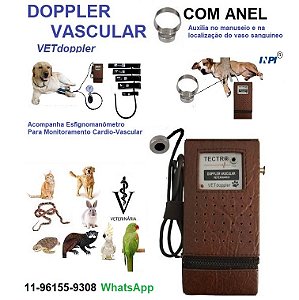 Detector Vascular  com Anel VetDoppler