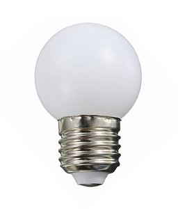 Lâmpada LED Bolinha 1w Branco Frio | Inmetro