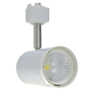 Spot LED 12W Branco Quente para Trilho Eletrificado Branco