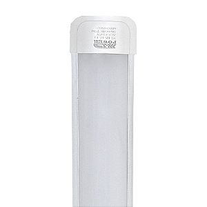 Tubular LED Sobrepor Completa 10W 30cm Branco Quente | Inmetro