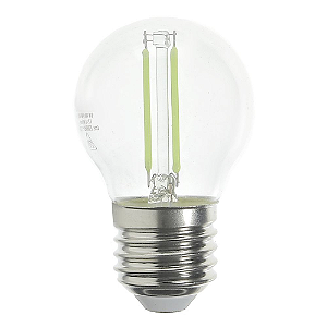 Lâmpada LED Bolinha Filamento E27 2w Verde | Inmetro