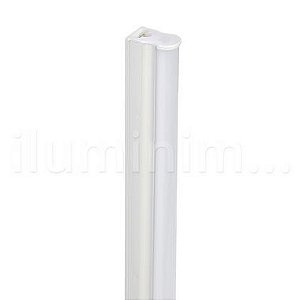 Lampada LED Tubular T5 9w - 60cm c/ Calha - Branco Quente | Inmetro