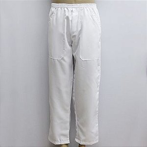 calça oxford branca