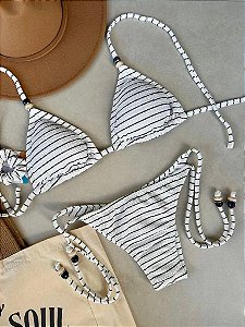 Cortininha Listrado ripple