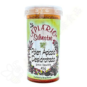 Pólen Apícola Desidratado 45g - Apiário Silvestre - Murasan Produtos  Naturais, ムラサン健康食品