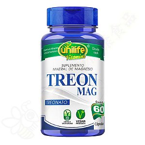 Treon Mag Magnésio L-Treonato Blend em cápsulas c/60 - Unilife