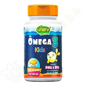 Omega 3 Kids Óleo de Peixe 500mg c/60 - Unilife