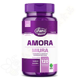 Amora Miura em comprimidos mastigáveis c/120 - Unilife