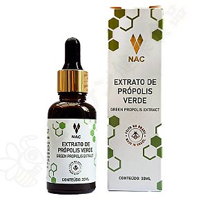 Extrato de Própolis Verde NAC 21% 30ml - NAC Própolis (Nair)