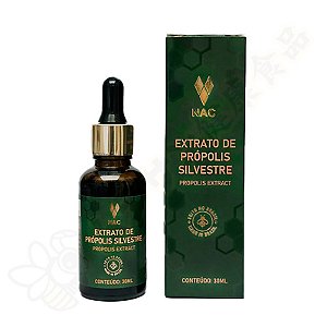 Extrato de Própolis Silvestre NAC 21% 30ml - NAC Própolis (Nair)